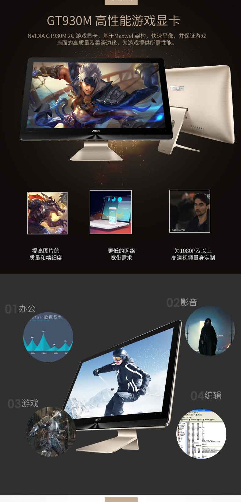电脑一体机详情设计