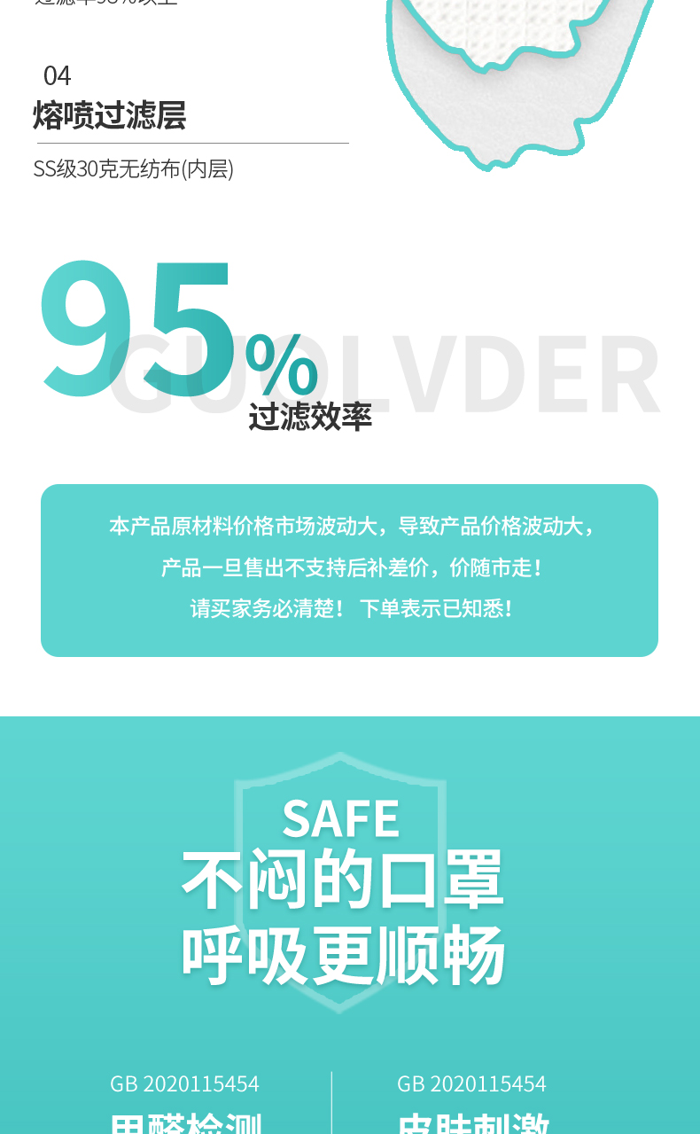 韩式口罩详情页