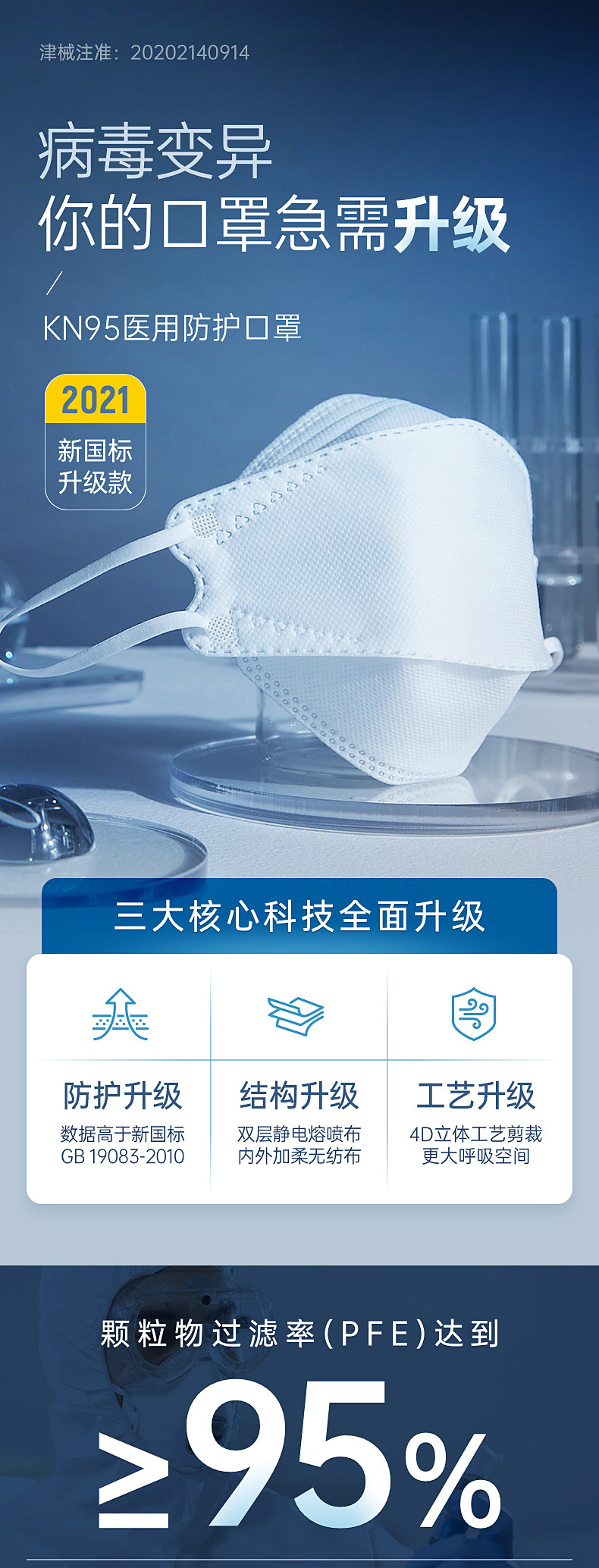 KN95医用口罩详情