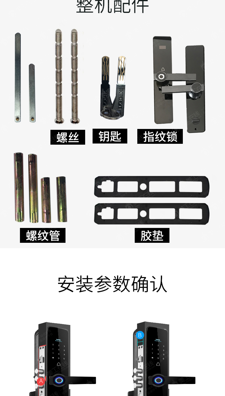 指纹锁详情设计-德国品质