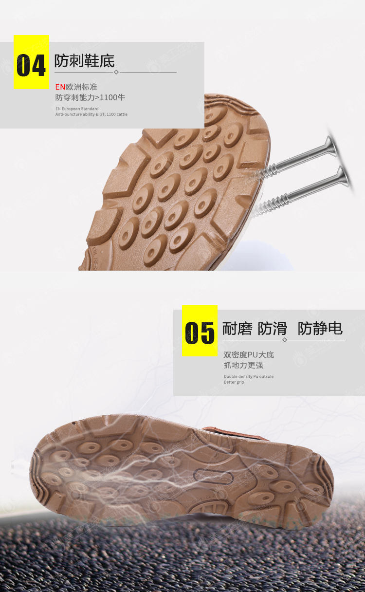 代尔塔工业用安全凉鞋详情