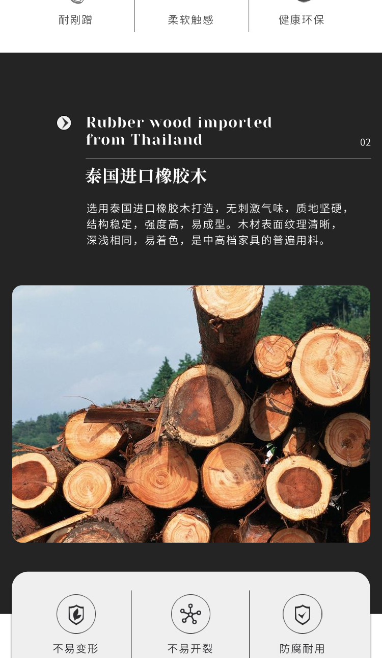 软包现代双人床详情设计
