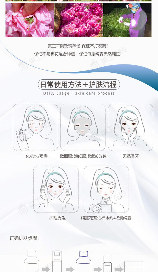 玫瑰纯露详情设计