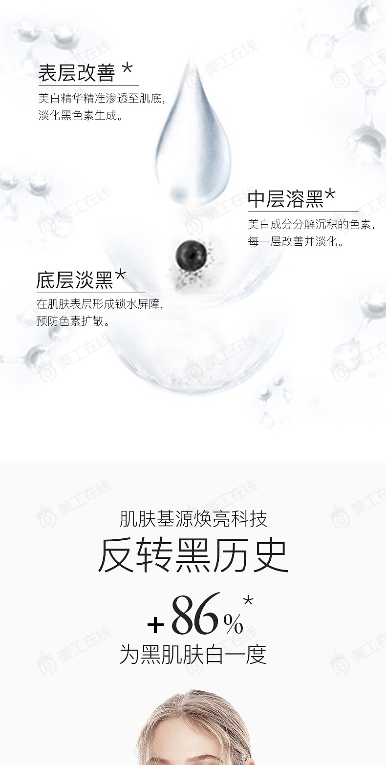 美白精华乳详情设计