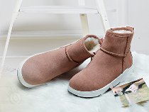 休闲羊毛靴详情设计