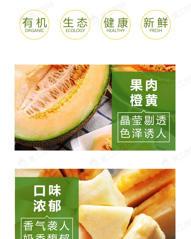 美丽脆甜瓜详情设计